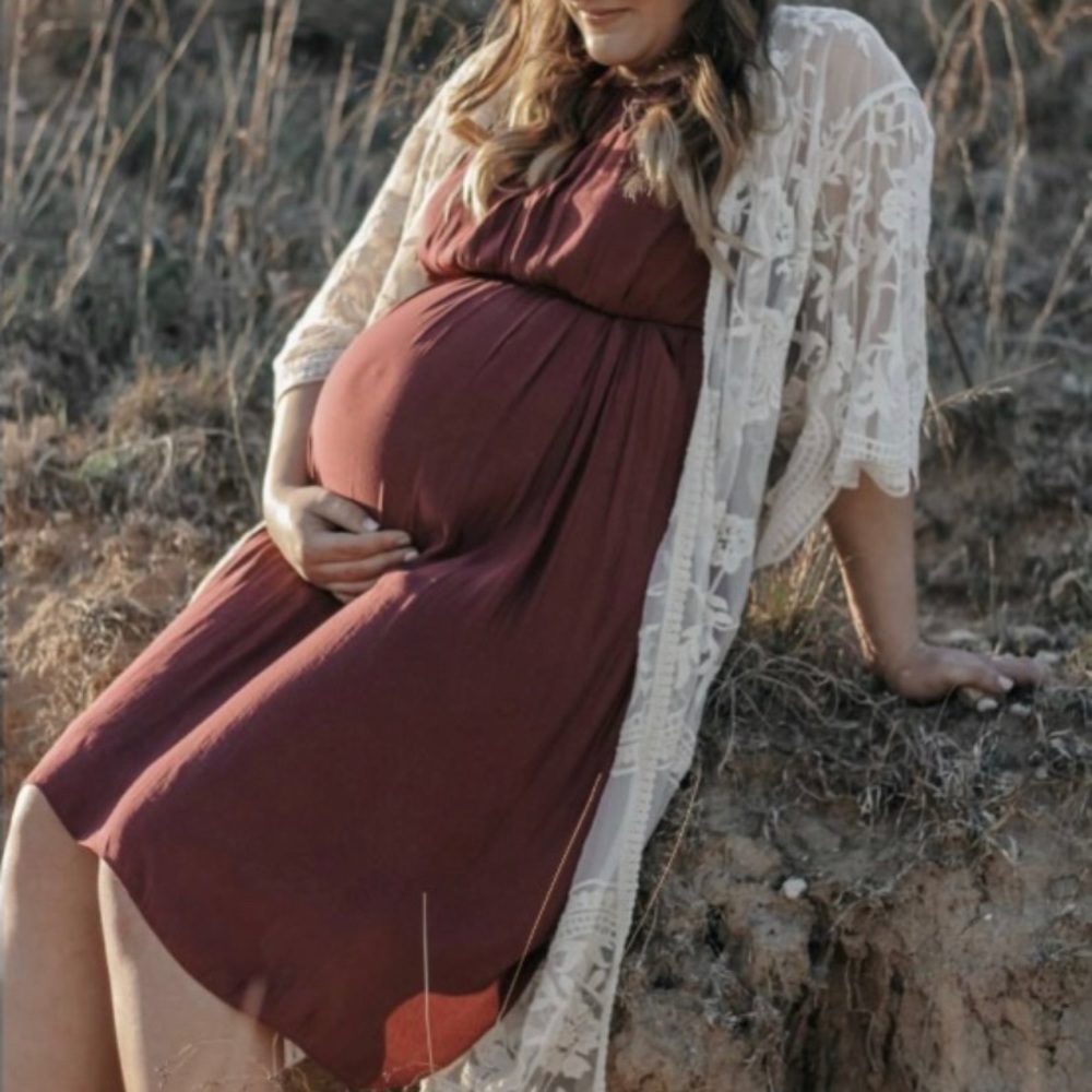 Anthropologie maroon asymmetrical dress size 8